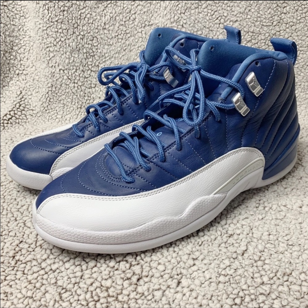 Air Jordan 12 Retro 'Indigo' Men's Jumpman Sneakers Size 10